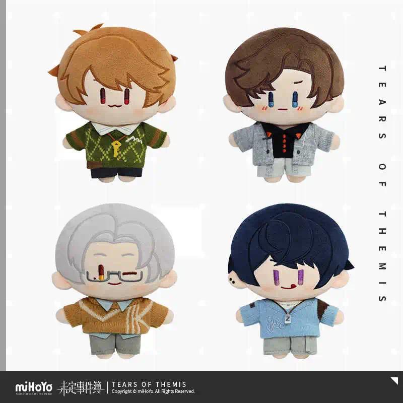 16cm Mihoyo Tears Of Themis Daily Series Luke Pearce  Artem Wing 16cm Plush Doll Kawaii Game Periphe