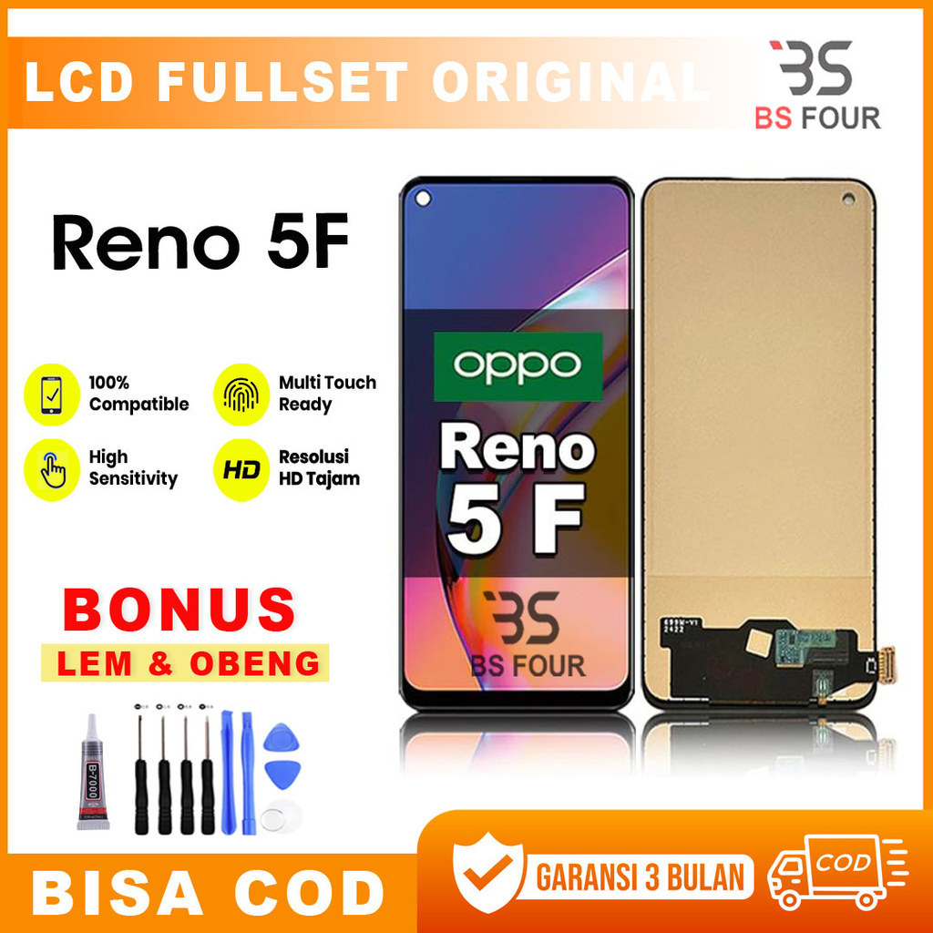 LCD OPPO Reno 5F Original Touchscreen Fullset COD