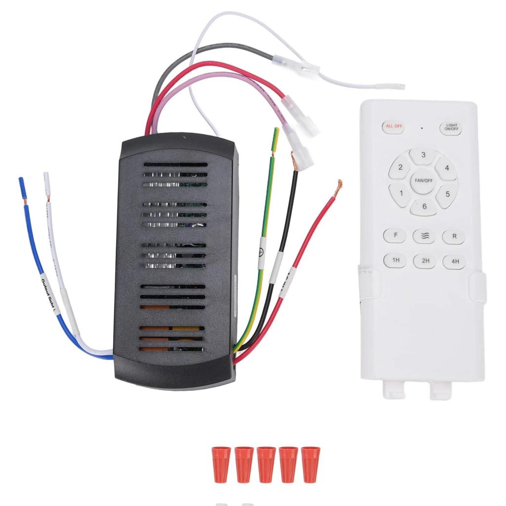Universal Ceiling Fan Remote Control Kit Ceiling Fan Light Timing Speed Remote and Receiver for Ceil