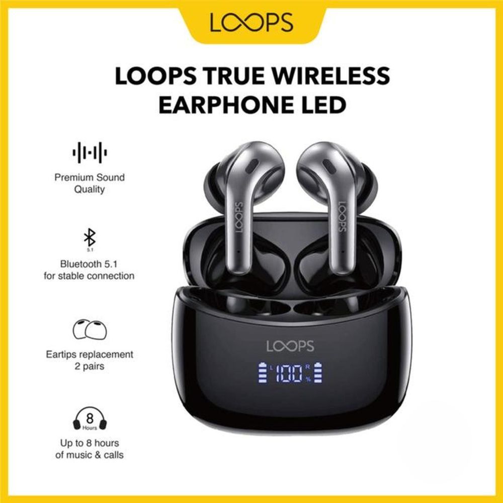 LOOPS TRUE WIRELESS EARPHONE LED X03