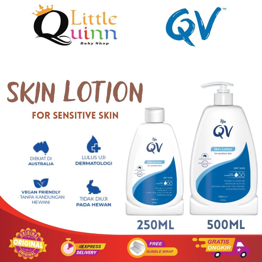 QV Skin Lotion 250ml 500ml - QV Lotion kulit sensitif