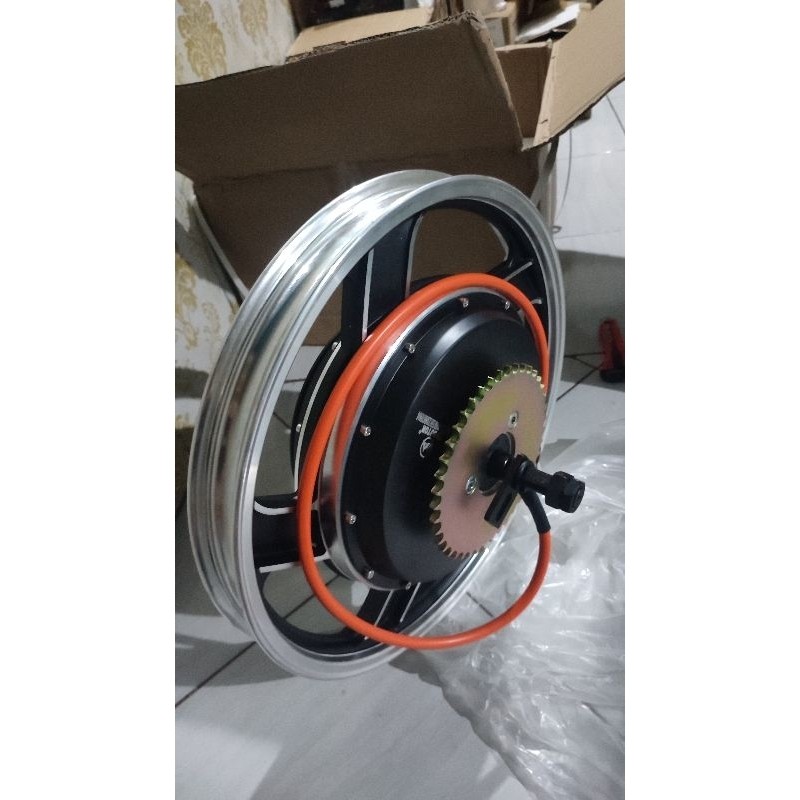 dinamo bldc 17" 2000w 3000w 48v 60v 72v yuma motor hybrid