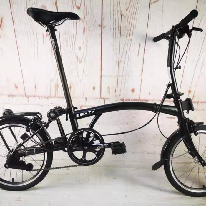 SEPEDA LIPAT 3 TRIFOLDING 3SIXTY 16 inch - Midnight black