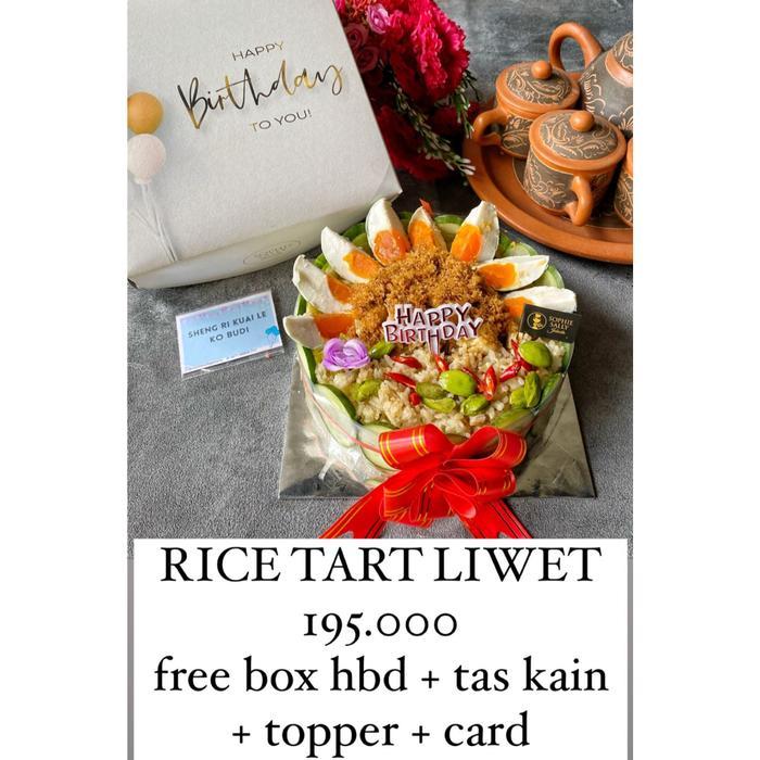 RICE TART MENU LIWET - BIRTHDAY EDITION - READY SETIAP HARI