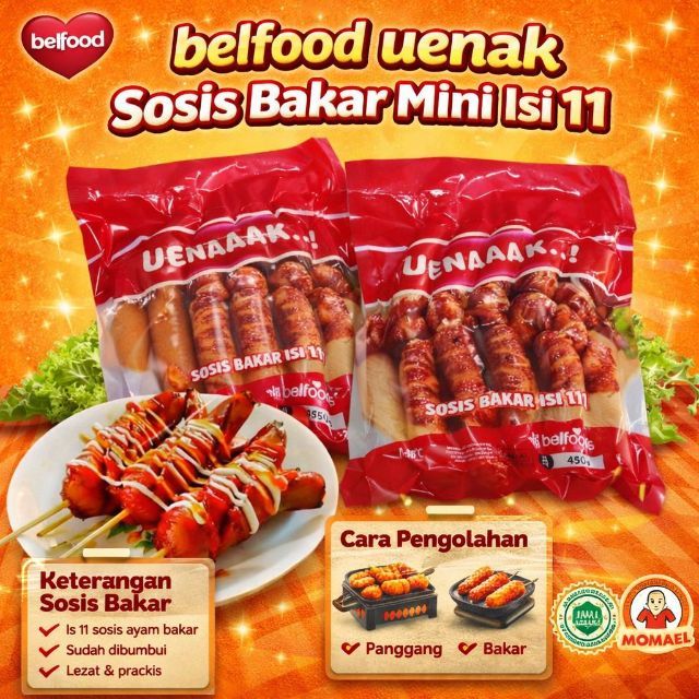belfood sosis 459 bakar MINI isi 12/11