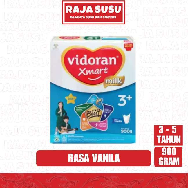 VIDORAN 3+ VANILA 900GR - RAJA SUSU