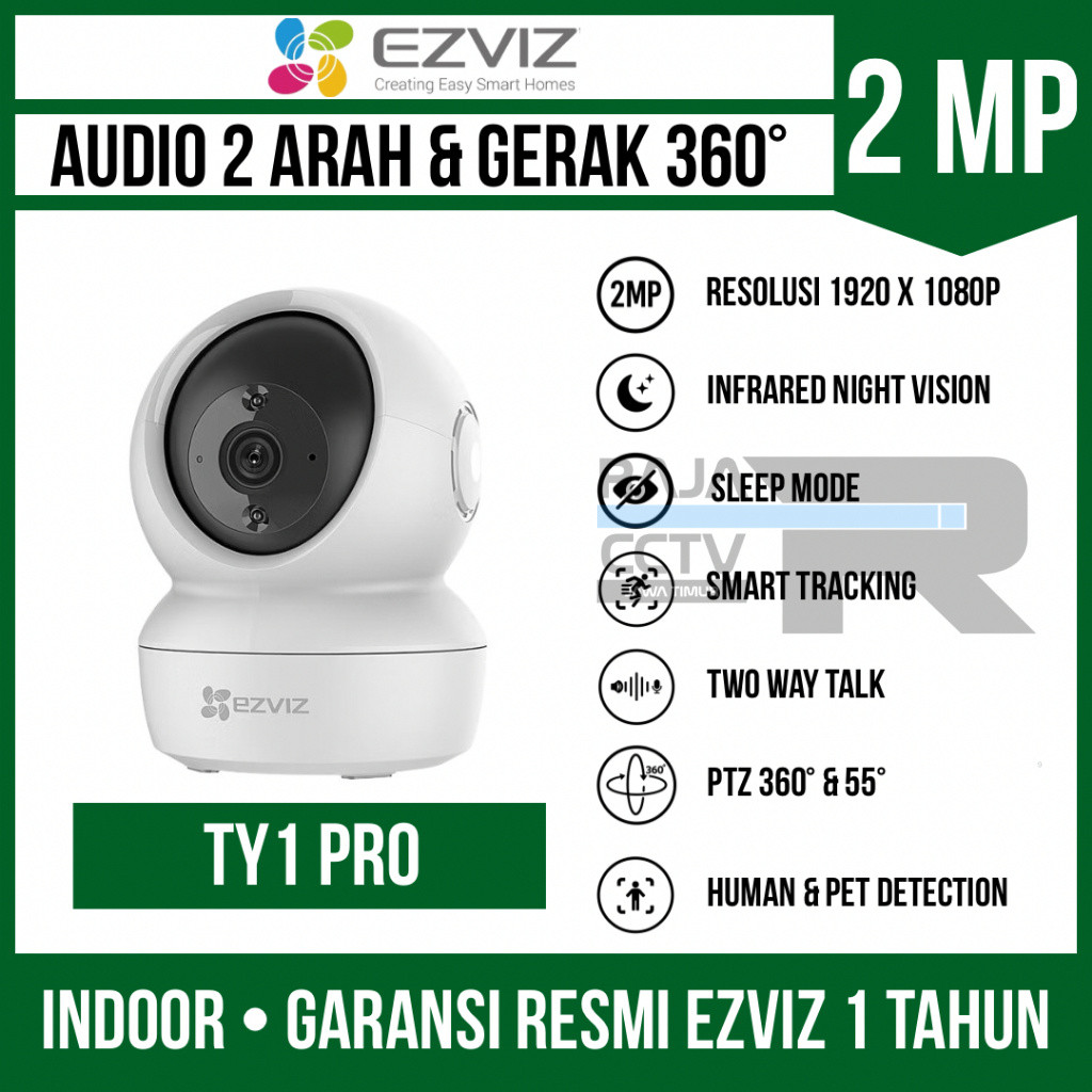 Ezviz 2MP 3MP 4MP 5MP 8MP Indoor Kamera Wifi CCTV Wireless