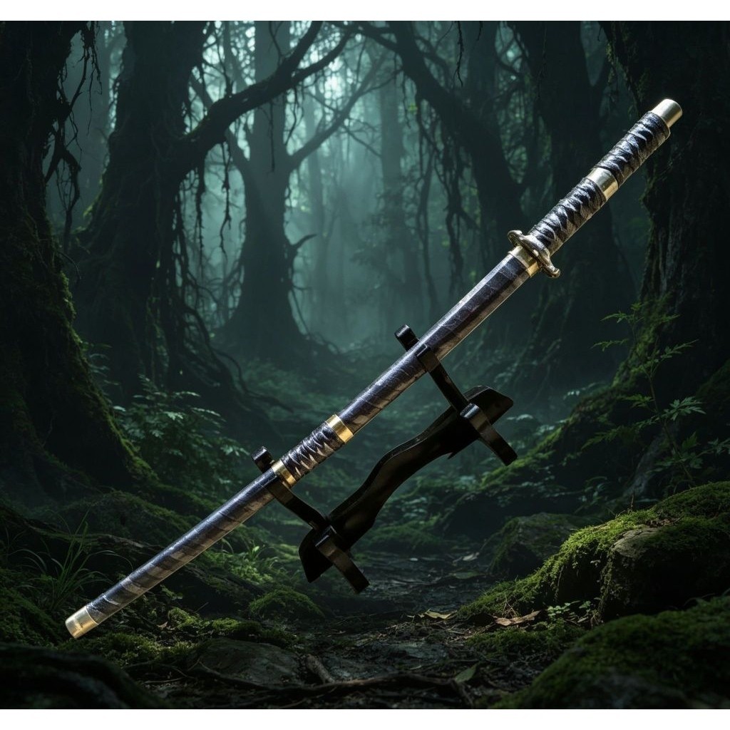 captain pedang katana kayu anime samurai x cosplay anime