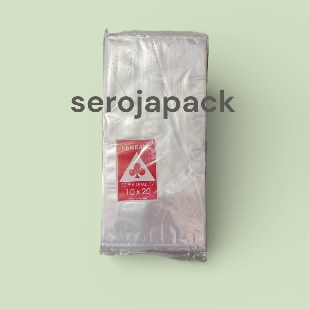 Plastik PP Bening Tebal 03 10x20