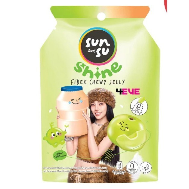 Aneka Konjac snack Sachet Sunsu Konjac. Banyak rasa. HALAL