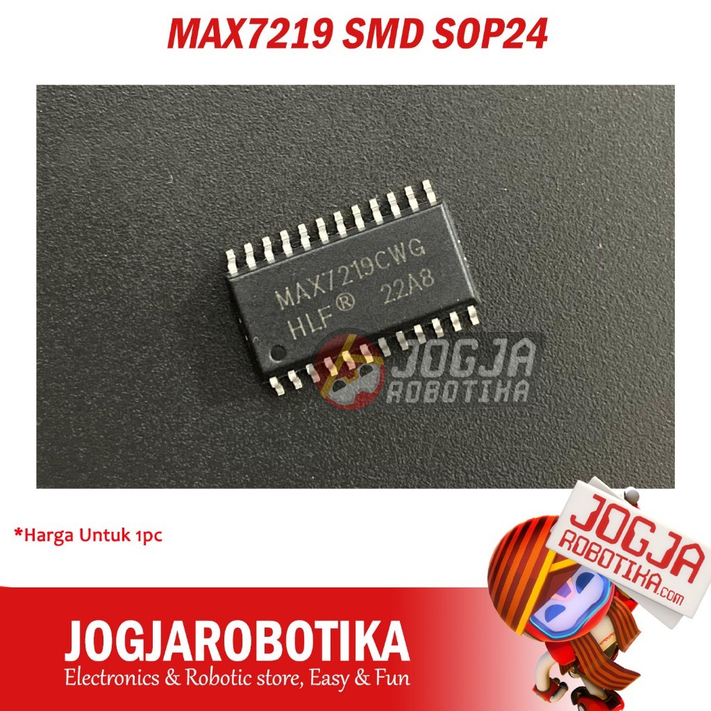 IC MAX7219 MAX7219CWG MAX7219EWG SOP24 SMD LED Display Driver