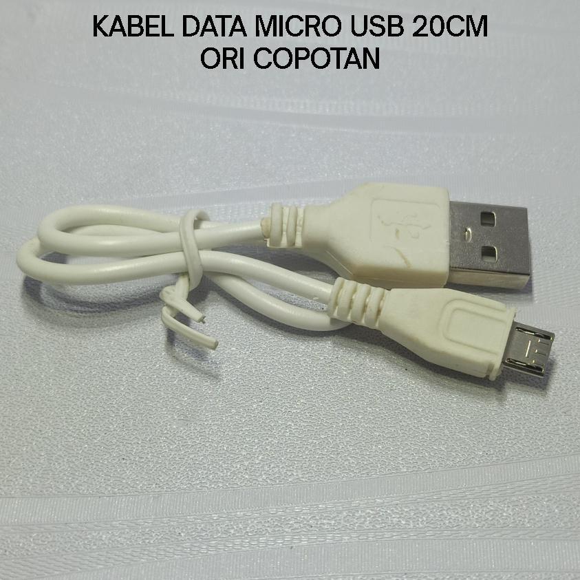 Kabel Data Mp3 / Kamera / Gadget Micro USB 20 Cm Ori Copotan