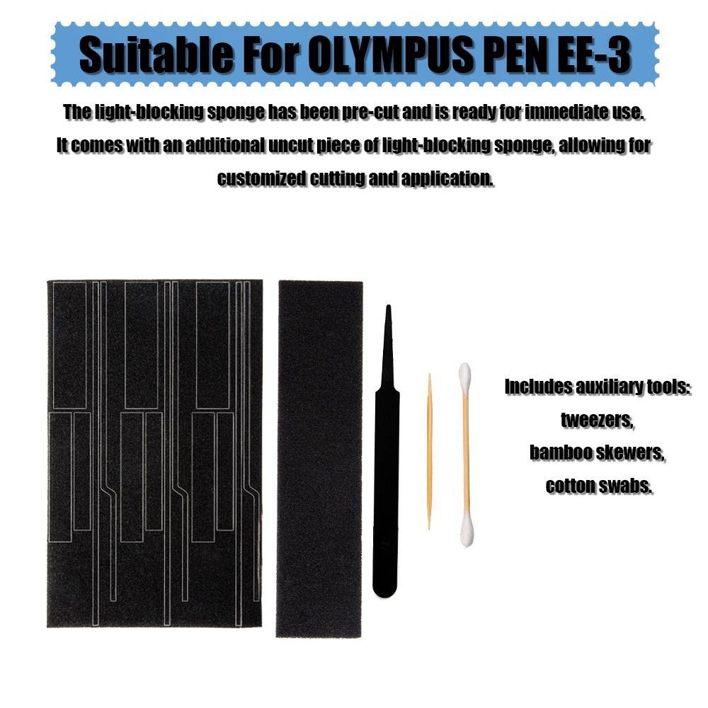 Self Adhesive Light Proof Camera Seal Foam Sponge for OLYMPUS PEN EE3 Custom Repair Kits Accessories