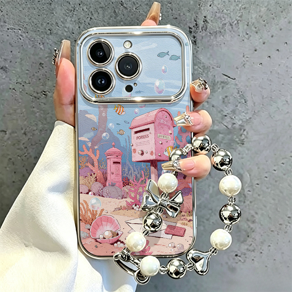 Desain ilustrasi kotak surat bawah air Casing Lucu Unik VIVO V23E V25 V27 V29 V30 Y01 Y02 Y3s Y11 Y1