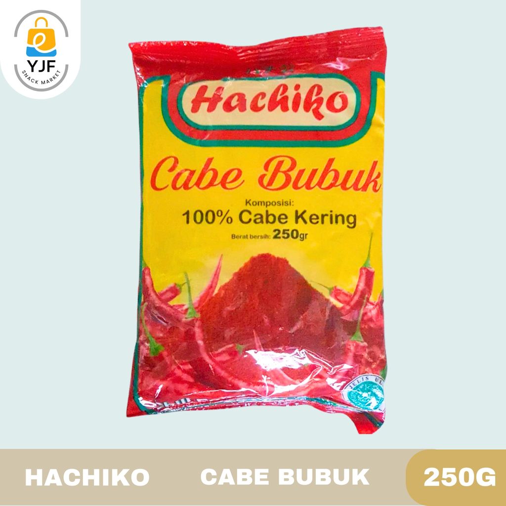 Hachiko Cabe Bubuk 250g / Chilli Powder / Bubuk Cabai / Bubuk Cabe Kering / Cabe Halus