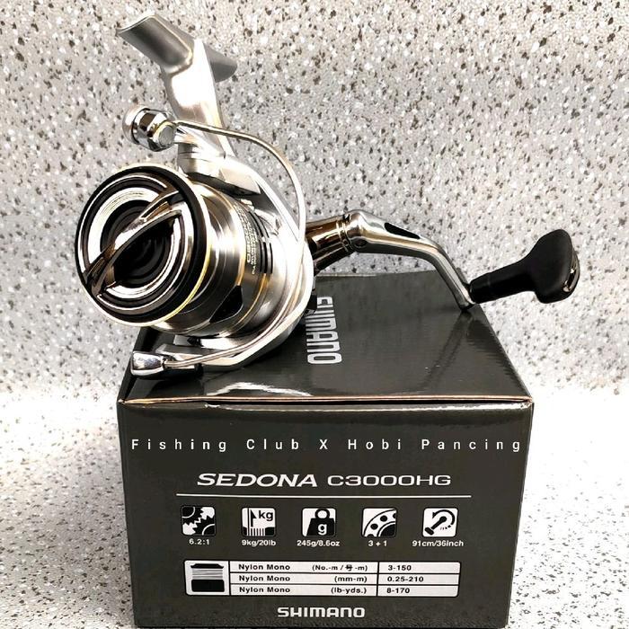 Reel Spinning Shimano Sedona FJ 1000 2500 HG SDH C3000 4000 XG 5000 XG (Seri Terbaru) 100% Original.