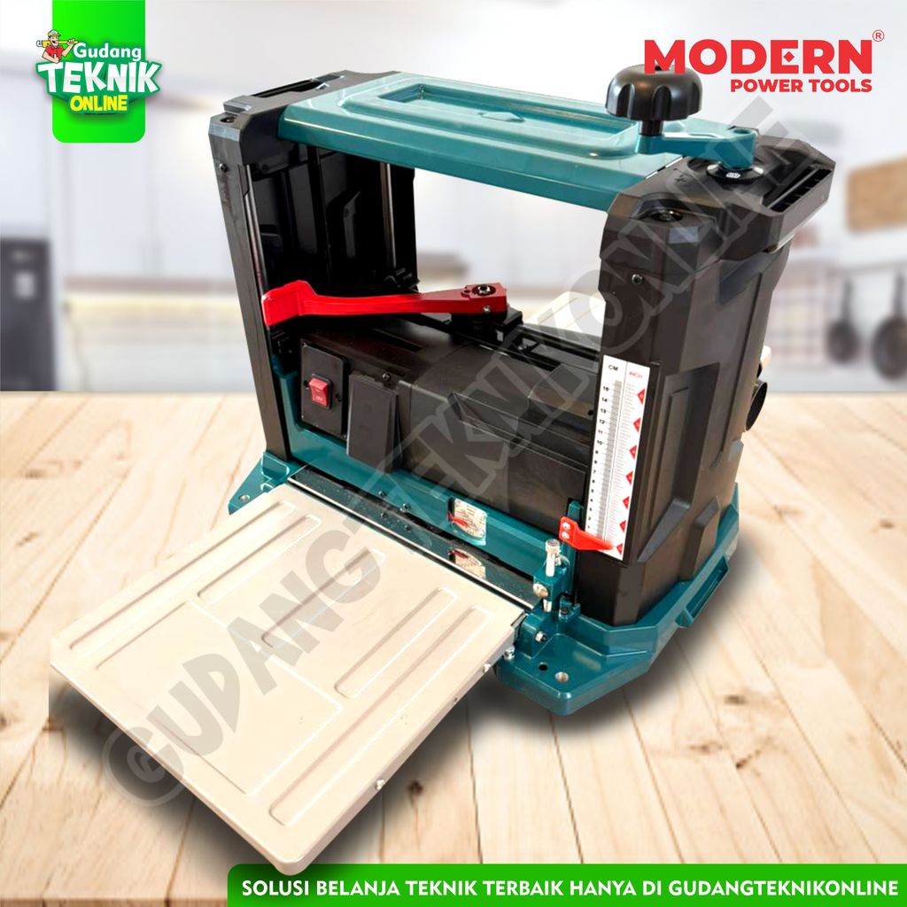 Mesin Planer Duduk MINI 13" MODERN M306 1800Watt / Portable Mesin Serut Duduk Serut Ketam Kayu Sugu 