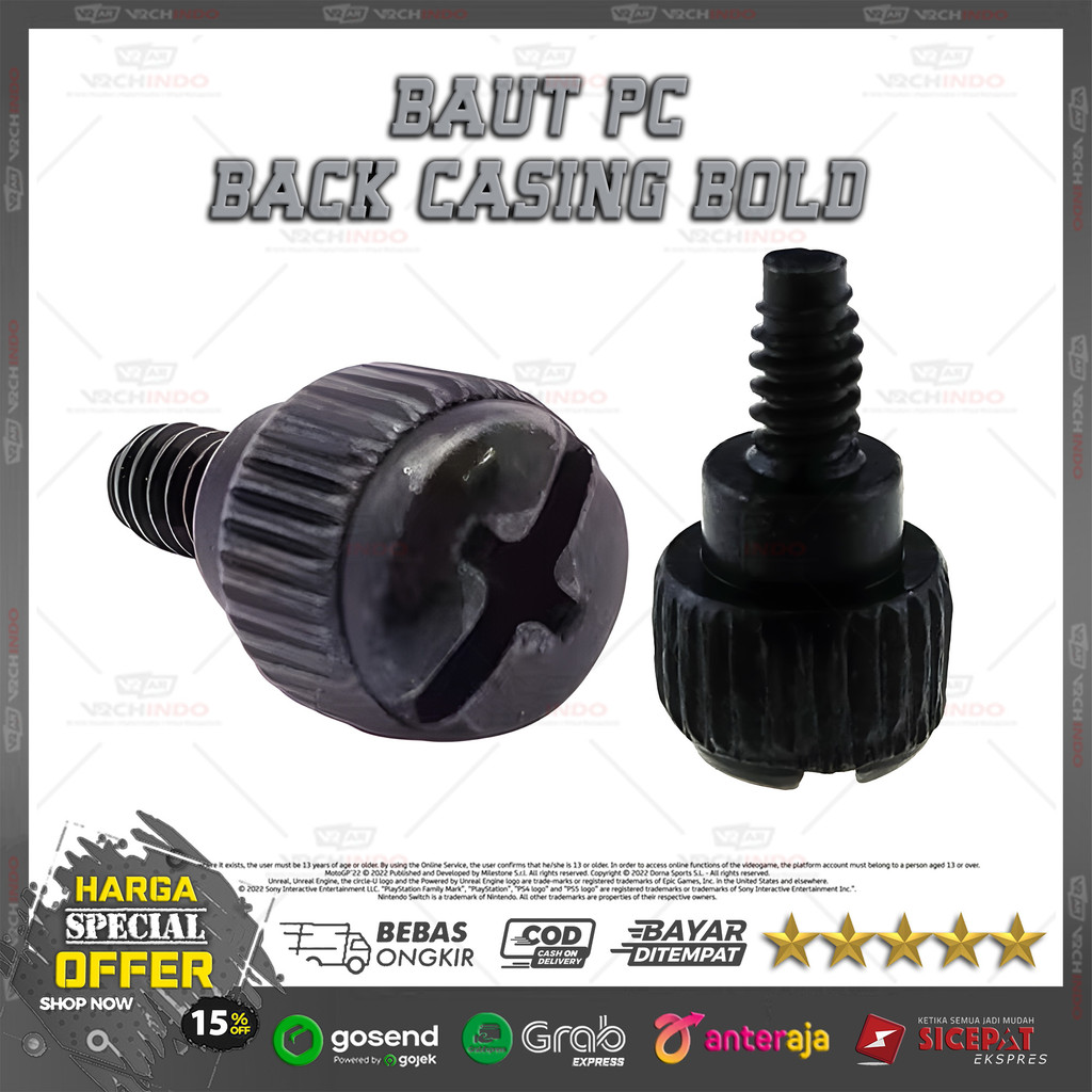 Baud Sekrup Baut Screw Bold Casing Belakang Komputer PC Desktop 