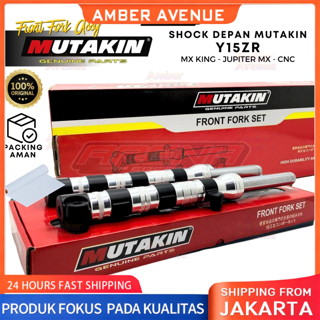 MUTAKIN Front Fork CNC Y15ZR - Shock Depan Mx King Jupiter MX Original Mutakin Malaysia