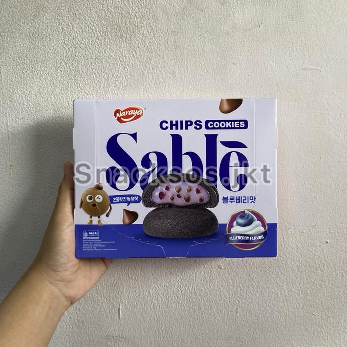 [KOTAK] NARAYA SABLE COOKIES BLUEBERRY / MATCHA / CHOCOLATE / CRANBERRY MILK - SABLE BLUEBERRY, KOTA