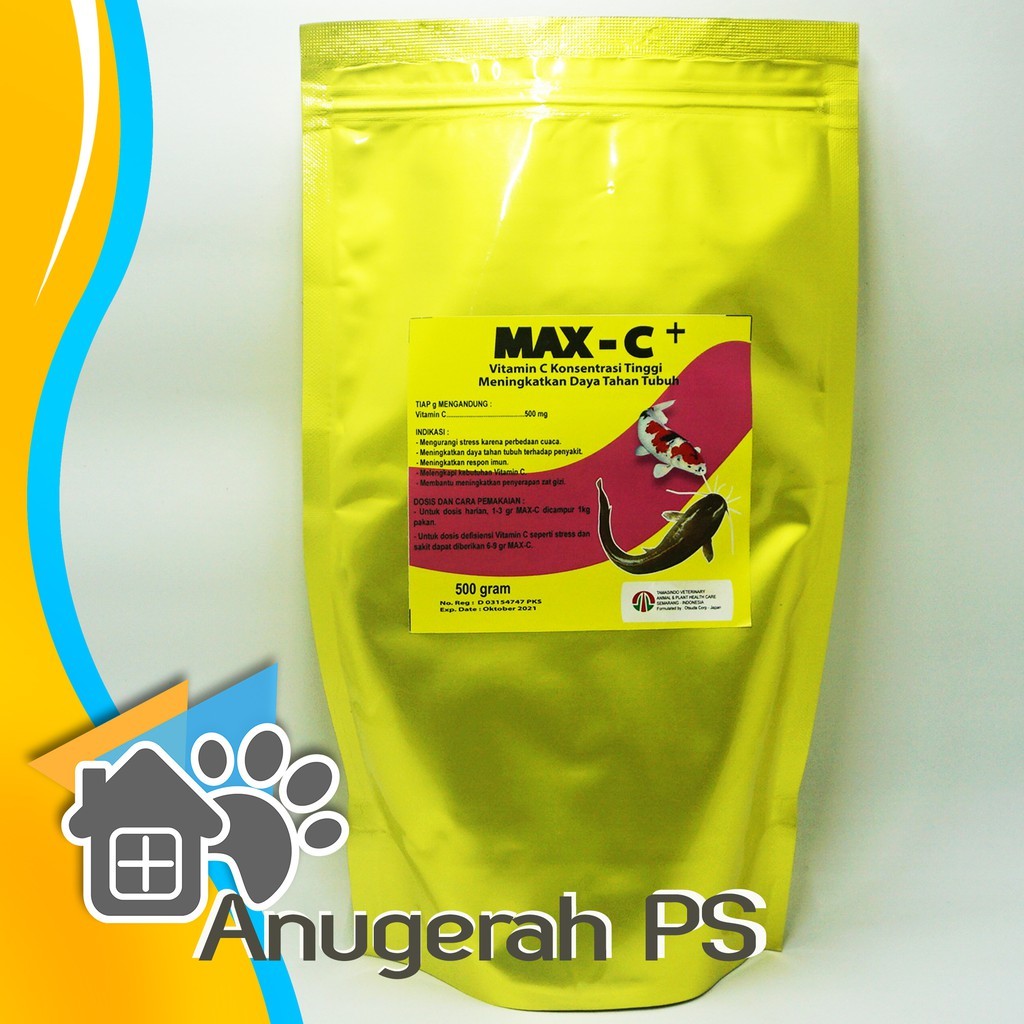 Max C+ | Vitamin C Ikan dan Udang 500 gram