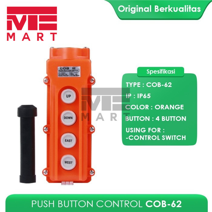 PUSH BUTTON HOIST 4 TOMBOL COB 62 / PUSH BUTTON HOIST 4 ARAH
