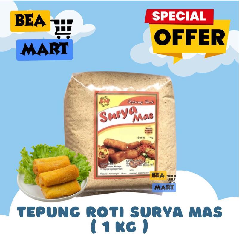 Tepung Roti Halus SURYA MAS 1kg Untuk Risol Nugget | Tepung Panir Kemasan Original Murah 1 kg
