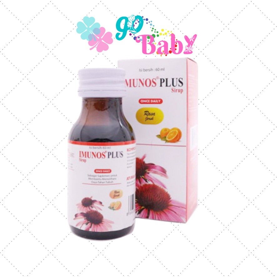 Imunos Plus Sirup Rasa Jeruk - Vitamin untuk Meningkatkan Daya Tahan Tubuh Anak