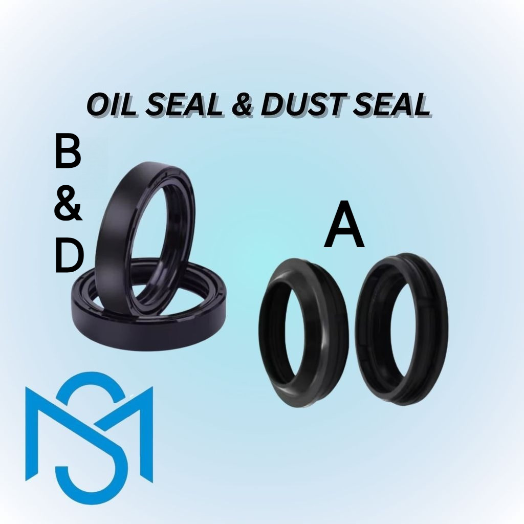 43*55*9.5 Seal Shock depan Motor Suzuki TL1000R TL1000S TL1000 GSXR GSX-R TL 1000 GSXR1000 GSX-R1000