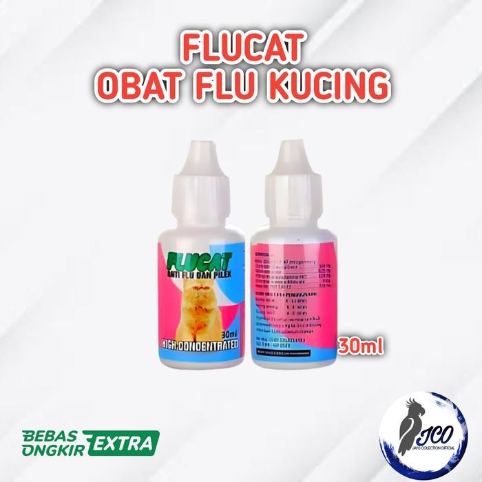 FLUCAT OBAT KUCING FLU DEMAM BATUK OBAT FLU KUCING