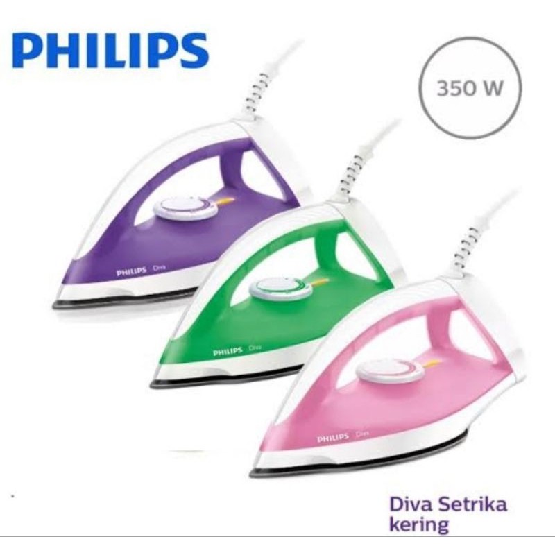 Philips Setrika GC 122 - GC122/37 setrika ungu - Gc122/77 hijau - GC122/47 pink