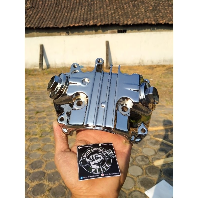 CAPIL TUTUP KOP TIGER MEGAPRO ORI COPOTAN CROM