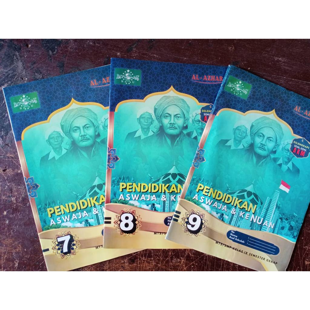Buku LKS Aswaja AL AZHAR SMP/MTS Kelas 7 8 9 GENAP 2024 2025 Original