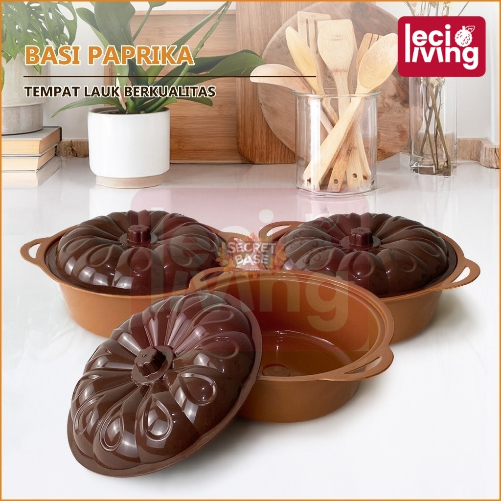 BASI PAPRIKA - Tempat Lauk Prasmanan / Perabot Serba 2000 / Wadah / Tempat Saji Makanan