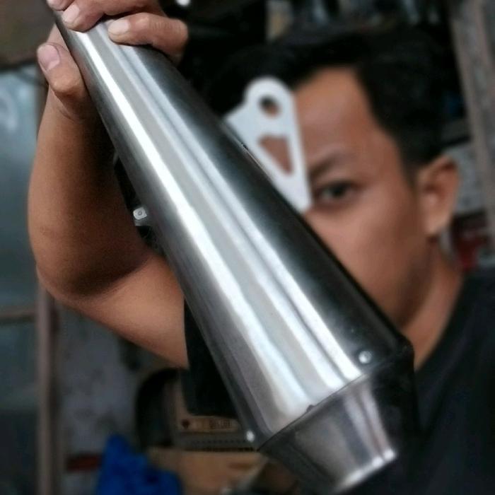 Silincer Knalpot Stanlis Motor Custom Japstyle Scrambler Caferacer Cafe Racer