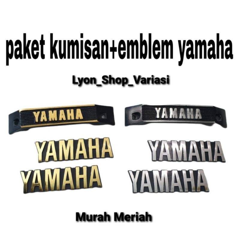 Paket Emblem Logo Yamaha Rx King Kumis Yamaha Rx King