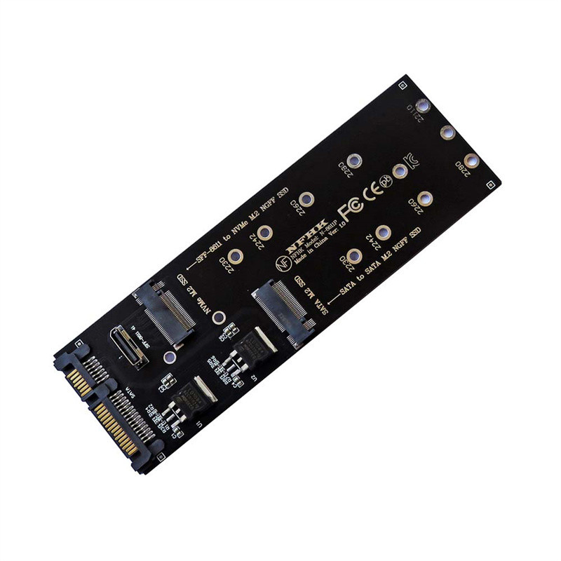 M.2 SSD to SATA Adapter, NVMe NGFF to SFF-8611