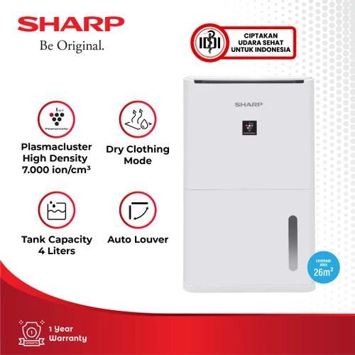 SHARP Dehumidifier DW-D12A-W Untuk Ruang 26 m² DWD12A Serap Lembab Terlaris