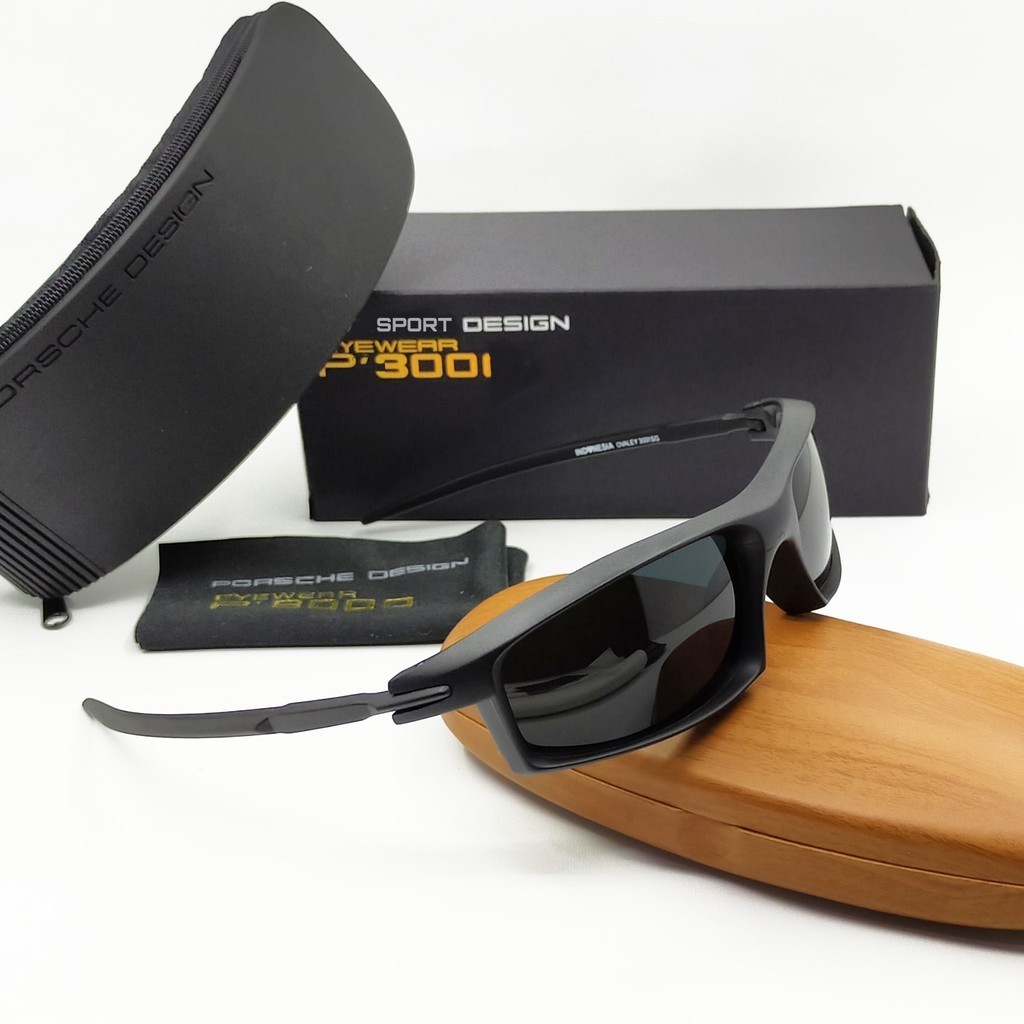 KACAMATA SPORT TERBARU LENSA KACA POLARIZED PHOTOCROMIC ANTISILAU ANTIRADIASI PLUS MINUS FRAME FIBER