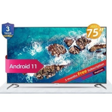CHANGHONG LED TV 4K ANDROID TV U75F8T 75 inch 75F8T