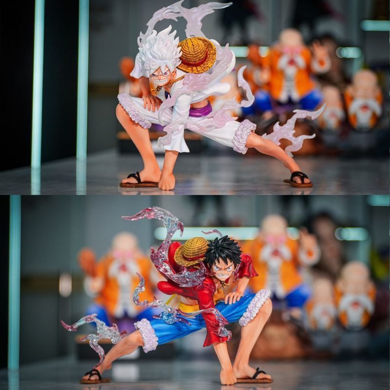 One Piece Anime Luffy Figure Nika Gear Fifth Second Demon Fruit Awakening Statue Pvc Action Figurine