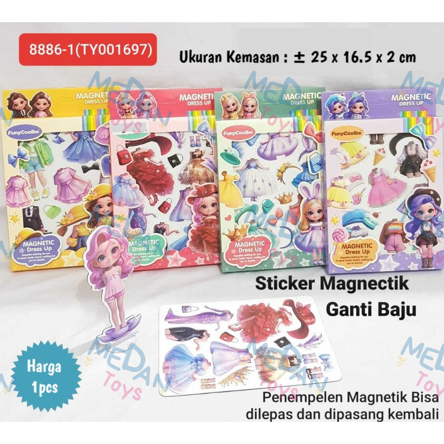 Mainan Magnetic Doll Kimmi And Friends / Mainan Boneka Magnetic