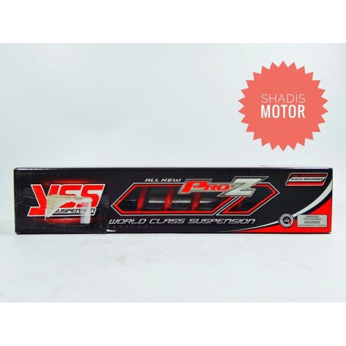 Skok Belakang Motor Merk YSS Matic Tipe New Pro - Z Series Ukuran 300 mm Warna Merah Shock Belakang 
