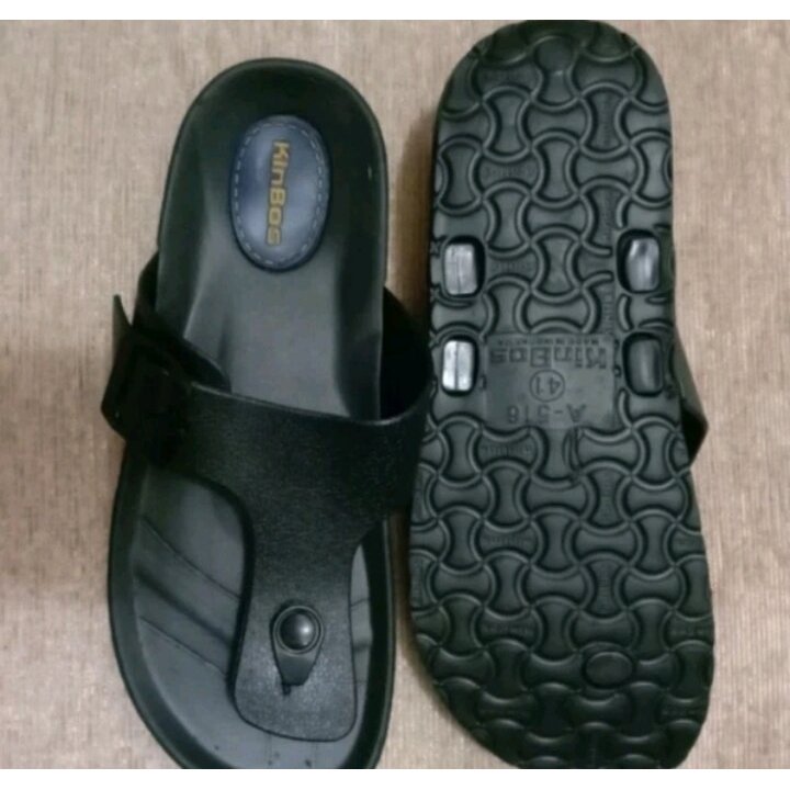 Sandal Casual Pria Sandal Jepit Kinbos Sendal Jelly Slip-on