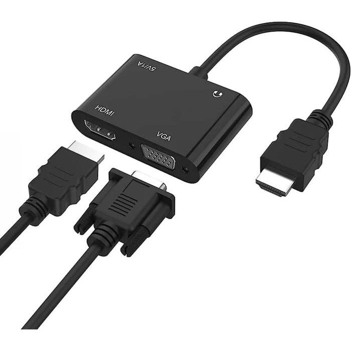 HDMI to VGA HDMI Konverter VGA HDMI Splitter Extender