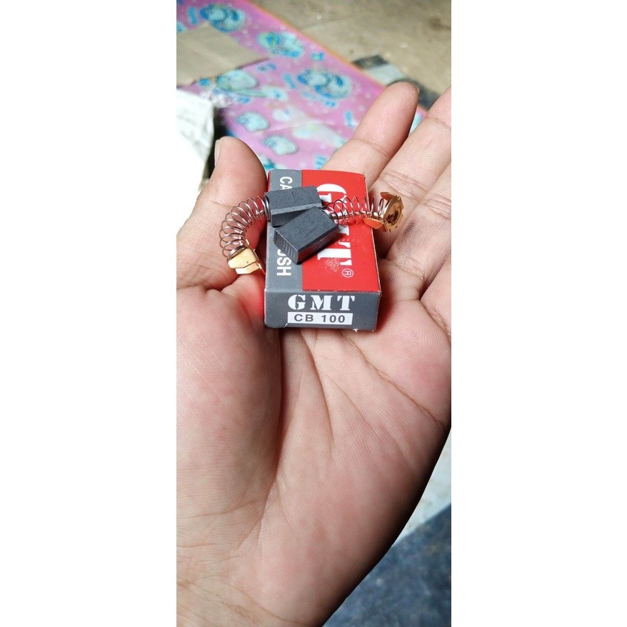 Arang carbon brush GMT cb 100 for mesin serkel circular saw 1 set