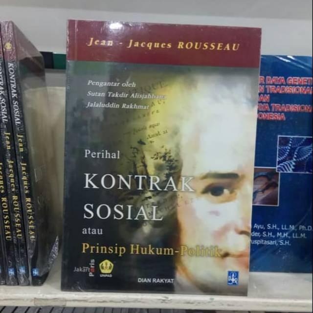 Buku Perihal Kontrak Sosial - Jean - Jacques Rousseau
