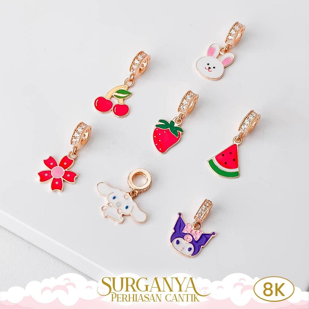 Macan GOld Kadar 8K Yellow Gold Pendant - Liontin Charm Pandodor by Lestari Gold