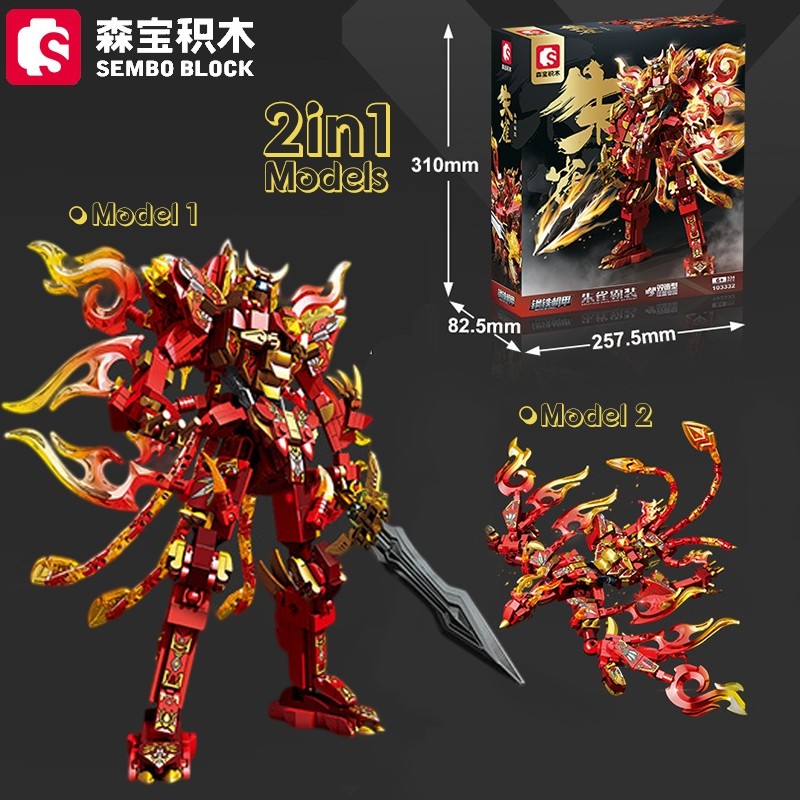JAJAROMA  Mainan Brick Sembo Block Robot Mecha Brick Besar