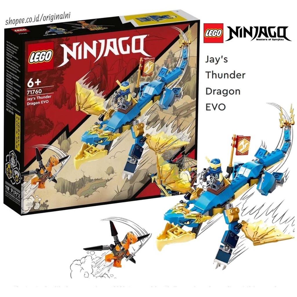 Lego 71760 Ninjago Jay'S Thunder Dragon Evo - Lego Naga